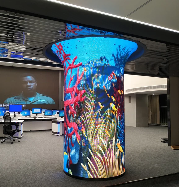 China Customized Cylindrical LED Screen Suppliers, Manufacturers ...