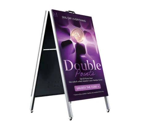 Double-Sided LED Poster Display