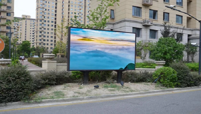Outdoor LED Displays in Community Entrance Outdoor LED Displays in Community Entrance