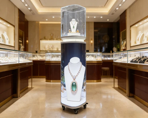 Showcase LED Display For Jewelry Stores: Combining Product Display With Digital Content