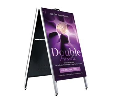 Double-Sided LED Poster Display