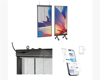 See‑through LED Poster Screen
